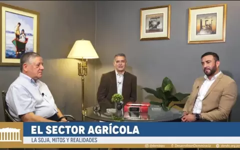 Debate sobre modelo agroexportador en Dende