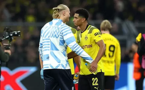 El regalo que llev� Haaland para sus excompa�eros del Dortmund