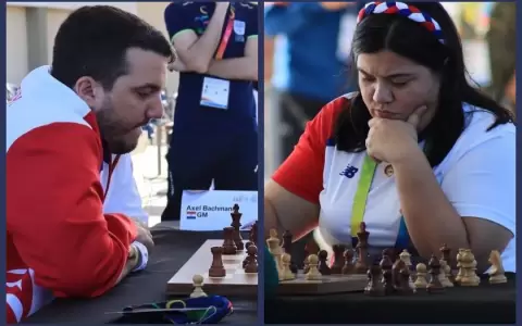 Medalla de oro para Axel Bachmann y de bronce para Gabriela Vargas
