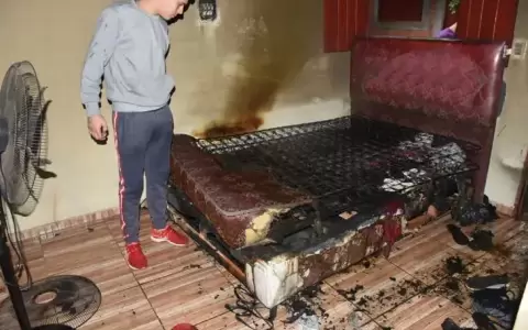 Ciudad del Este: rayo causa incendio en una vivienda