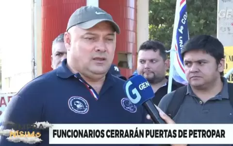 Petropar: cierran portones desde hoy ante rechazo por ampliaci�n presupuestaria�