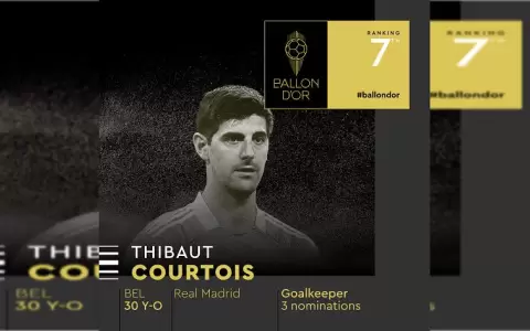 Courtois arremete contra el Bal�n de Oro tras premiaci�n a Benzema