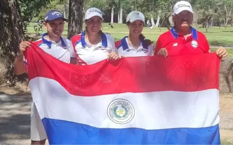 Paraguay con Zanotti lidera en golf individual