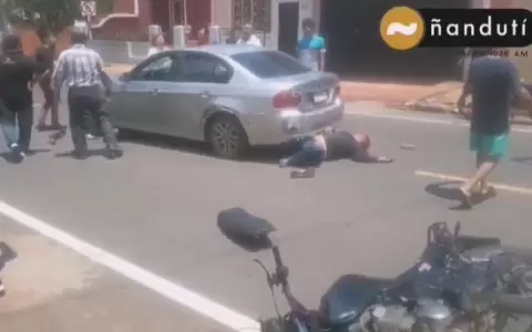 Hombres atropellan a delincuentes tras ser asaltados: uno falleci�, otro est� herido