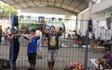 Las penitenciar�as del pa�s tienen un alto grado de hacinamiento.
