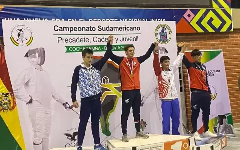 Paraguayo consigue el bronce en sudamericano de esgrima