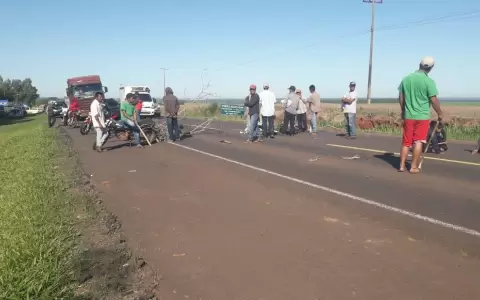 Se reporta cierre de la ruta PY03 por manifestaci�n de ind�genas