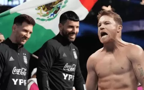 Kun Ag�ero respondi� a Canelo �lvarez: �No busques excusas�