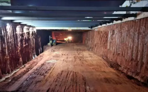 Tres Bocas: obra del t�nel tiene un avance del 93%
