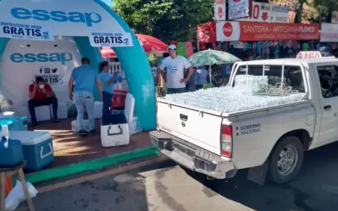 Essap hidrata a peregrinos que ya acuden a la Villa Serrana