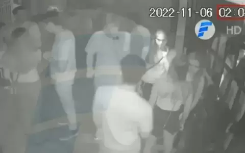 Revelan im�genes de discoteca en la que fue golpeado Benjam�n Zapag