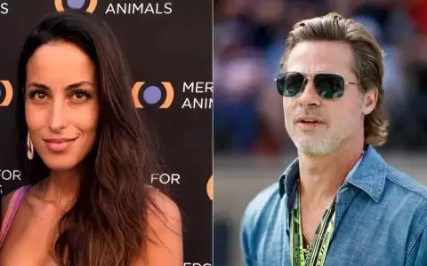 En medio de la batalla legal con Angelina Jolie, Brad Pitt fue fotografiado con su nueva novia