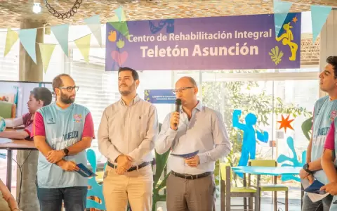 Telet�n ya recibi� a las primeras familias de  Paraguar� en el Centro de Rehabilitaci�n de Asunci�n