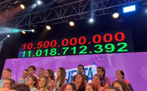 Con solidaridad se dio vuelta el partido y Telet�n logr� superar la meta