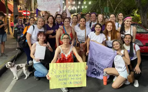 #25N: multitudinaria marcha por el fin de la violencia contra la mujer