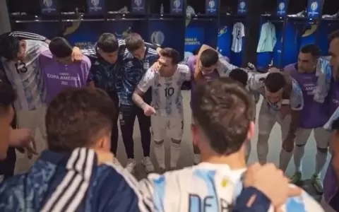 Viral: la arenga de Lionel Messi previa a la final de la Copa Am�rica