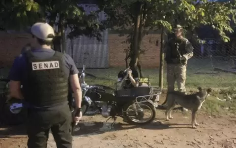 Senad detiene a delivery de coca�na en San Juan Bautista, Misiones