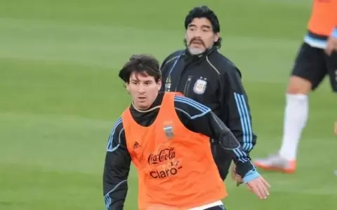 As� record� Lionel Messi la partida de Diego Armando Maradona