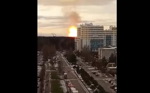 Rusia: explot� un gasoducto cerca de San Petersburgo y provoc� un gran incendio