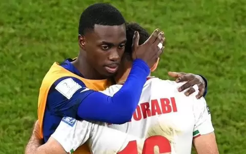 El mensaje de admiraci�n de Tim Weah para la selecci�n iran�