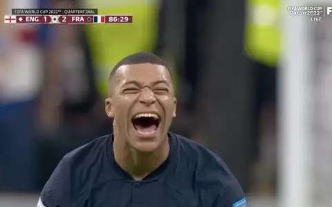 Viral: la reacci�n de Kylian Mbapp� tras el penal errado por Harry Kane