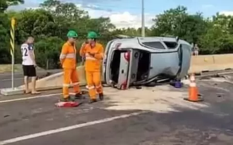 Giro indebido caus� accidente fatal sobre la ruta PY02