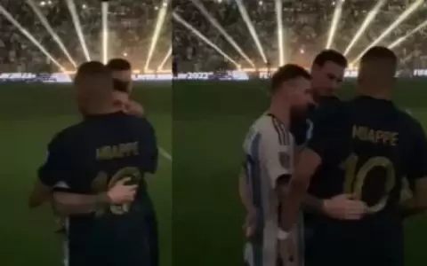 Mbapp� revel� qu� le dijo a Messi tras la final de la Copa Mundial