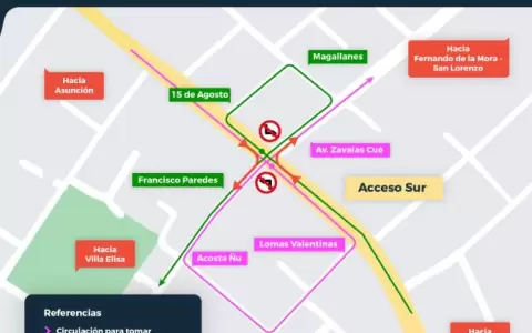 Tres Bocas: eliminan giro a la izquierda en Zavala Cu� ante inminente habilitaci�n del t�nel