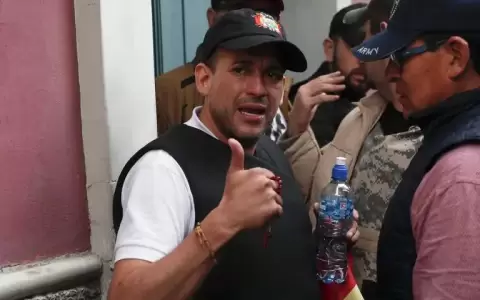 L�der opositor Luis Fernando Camacho.