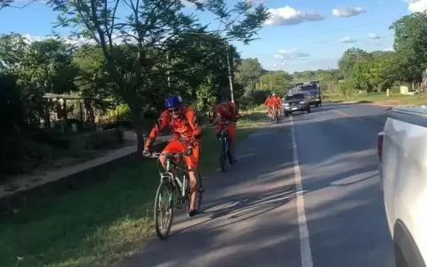 Ciclistas ya no pueden circular por Caacup� y alrededores, se�ala Caminera