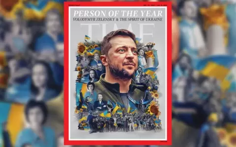 Zelenski es elegido persona del a�o por la revista Time