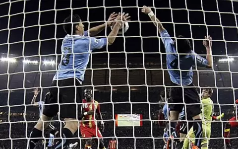 Pese a perder, Ghana tuvo su revancha ante Uruguay