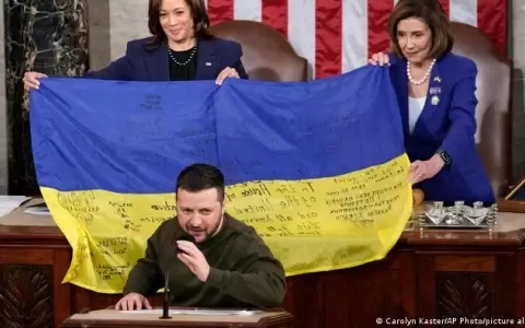 Ucrania "nunca se rendir�", dice Zelenski ante Congreso de EE. UU.