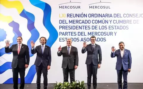 Tensi�n en el Mercosur: en cita caldeada por los anuncios de Uruguay, Argentina se aline� con Paraguay y Brasil