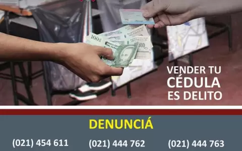 Vender el voto, penado con hasta 5 a�os de c�rcel