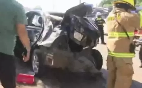 Unos 15 veh�culos fueron afectados por cami�n tras m�ltiple choque en 4 Mojones