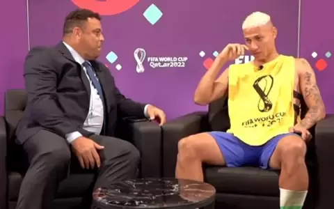 Hasta las l�grimas: la emoci�n de Richarlison al conocer a Ronaldo