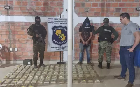 Concepci�n: incautan casi 90 kilogramos de clorhidrato de coca�na y detienen a una persona