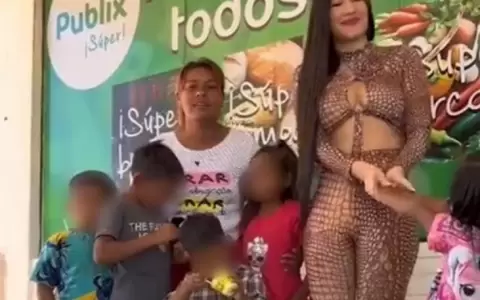 Laurys Diva ayud� a una familia, pero recibi� advertencia del Ministerio de la Ni�ez