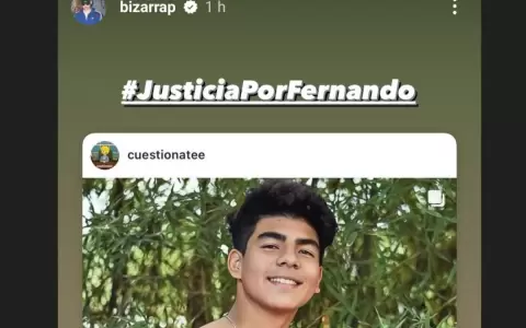 Bizarrap, tras el furor de su tema con Shakira, se sum� al pedido de justicia para Fernando