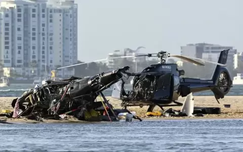 Chocaron dos helic�pteros en una playa australiana: cuatro muertos y tres heridos