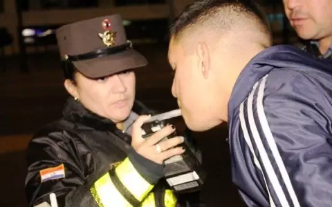 En la primera semana del a�o, la Caminera demor� a casi 400 alcoholizados