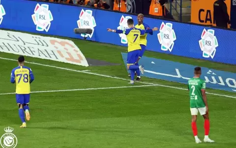 As� fue el debut de Cristiano Ronaldo en la liga �rabe