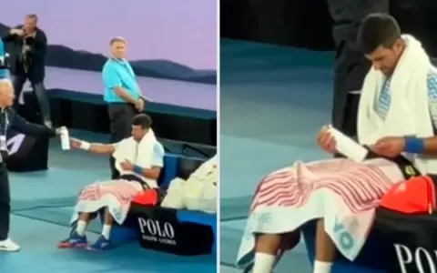Djokovic y una misteriosa botella que pondr�a en riesgo su victoria