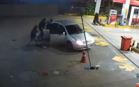Delincuentes asaltan estaci�n de servicios y se llevan millonaria suma de dinero