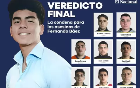 Prisi�n perpetua a 5 de los rugbiers por el crimen de B�ez Sosa; los otros 3 recibieron 15 a�os de c�rcel