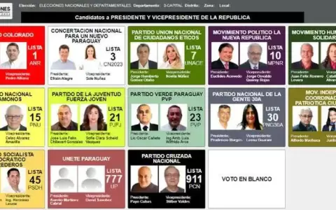 Trece duplas presidenciales buscan llegar al Palacio de L�pez