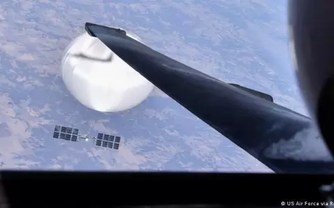 El Pent�gono revela una foto del globo chino tomada desde un caza estadounidense