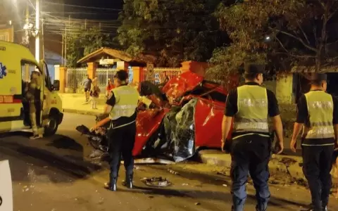 Grave accidente sobre la ruta Transchaco deja dos fallecidos