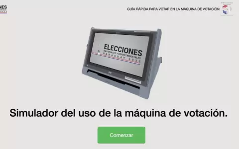 Justicia Electoral pone a disposici�n el simulador web para practicar votaci�n electr�nica